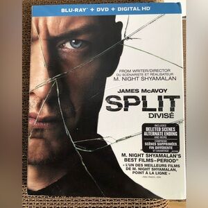 Split (James McAvoy) Movie DVD - BLU-RAY